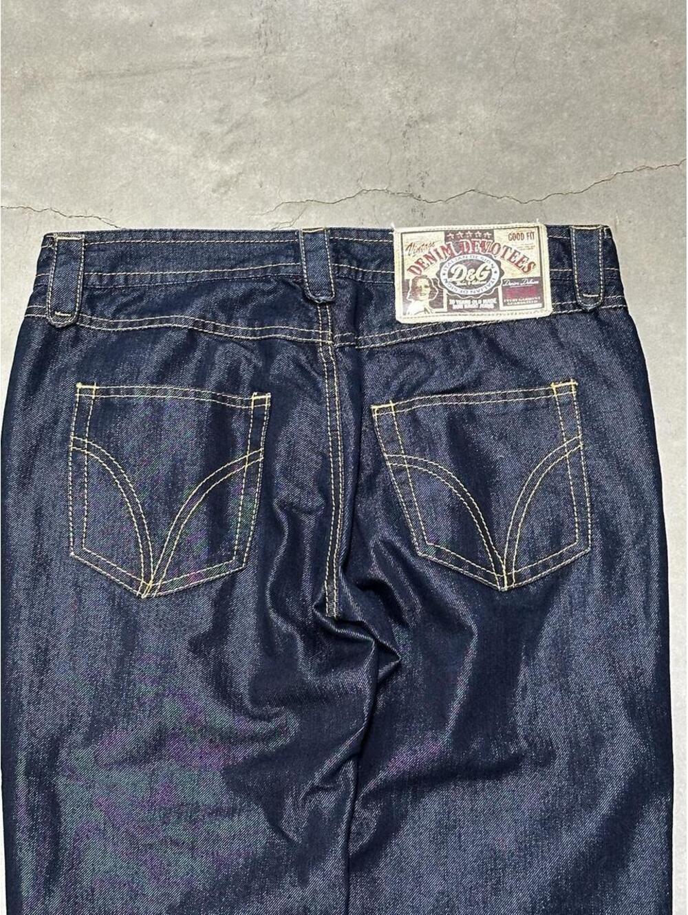 Dolce & Gabbana Men's Blue and Navy Jeans